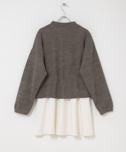 ITEMS URBANRESEARCH(アイテムズ アーバンリサーチ)の「ニットソー×ブラウスセット(シャツ/ブラウス・レディース・ブラウン/ベージュ/ライトブルー・FREE)」の11枚目の写真