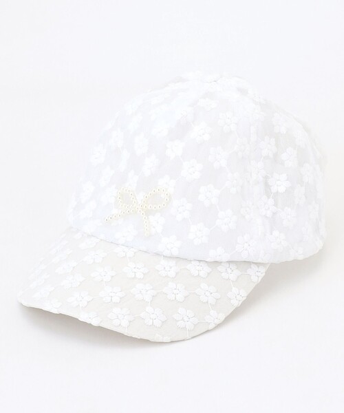 ANY（エニィ）の「ガーリーアソートキャップ（キャップ・キッズ・ホワイト系/ライラック系8/サックスブルー系・54/56/52）」の14枚目の写真