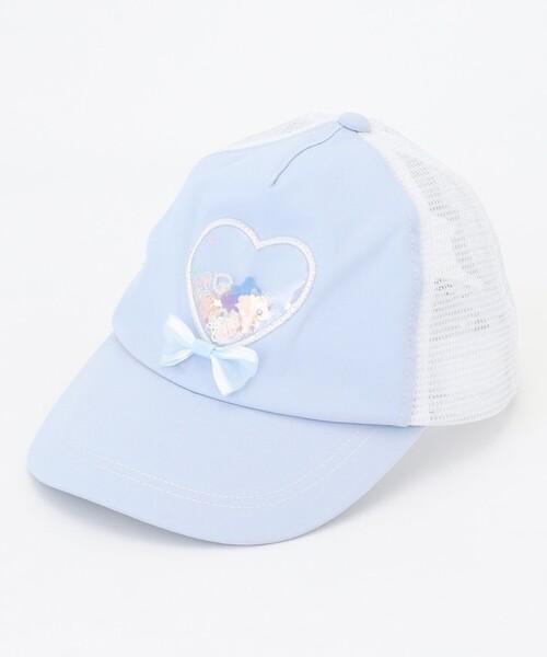 ANY（エニィ）の「ガーリーアソートキャップ（キャップ・キッズ・ホワイト系/ライラック系8/サックスブルー系・54/56/52）」の15枚目の写真