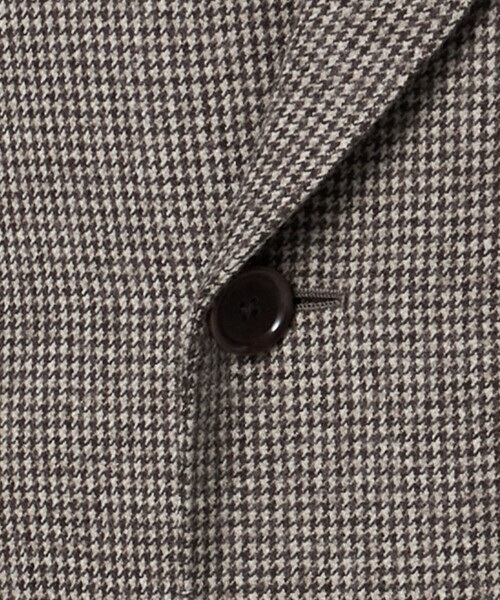SOVEREIGN(ソブリン)の「<SOVEREIGN>ハンドライン ミックス ハウンドトゥース ダブル 6ボタン スーツ(セットアップ・メンズ・ブラウン系・46)」の7枚目の写真