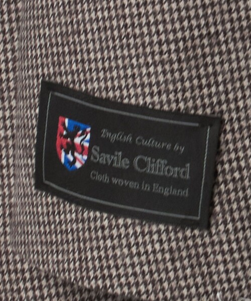 SOVEREIGN(ソブリン)の「<SOVEREIGN>ハンドライン ミックス ハウンドトゥース ダブル 6ボタン スーツ(セットアップ・メンズ・ブラウン系・46)」の8枚目の写真