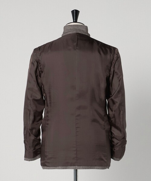 SOVEREIGN(ソブリン)の「<SOVEREIGN>ハンドライン ミックス ハウンドトゥース ダブル 6ボタン スーツ(セットアップ・メンズ・ブラウン系・46)」の11枚目の写真