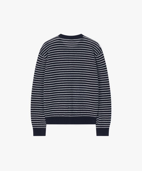 FLAWSROOM(フローズルーム)の「Aftersun Stripe Cardigan NAVY(カーディガン/ボレロ・メンズ・その他・LARGE/MEDIUM)」の3枚目の写真