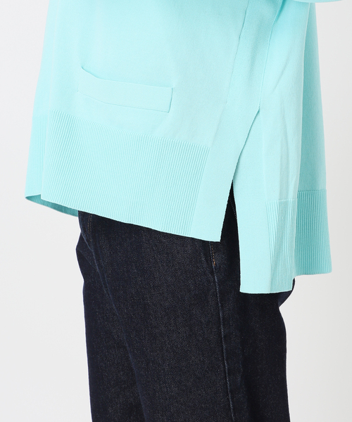 SLOBE IENA（スローブイエナ）の「《接触冷感/UV機能/WEB限定/追加》FROSTYCOTTON Vネックカーディガン（カーディガン/ボレロ・レディース・ベージュ/ネイビー・FREE）」の15枚目の写真