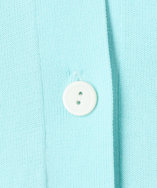 SLOBE IENA（スローブイエナ）の「《接触冷感/UV機能/WEB限定/追加》FROSTYCOTTON Vネックカーディガン（カーディガン/ボレロ・レディース・ベージュ/ネイビー・FREE）」の17枚目の写真