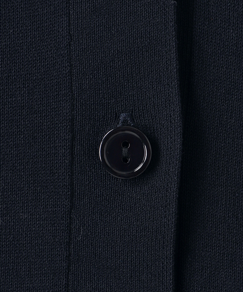 SLOBE IENA（スローブイエナ）の「《接触冷感/UV機能/WEB限定/追加》FROSTYCOTTON Vネックカーディガン（カーディガン/ボレロ・レディース・ベージュ/ネイビー・FREE）」の3枚目の写真