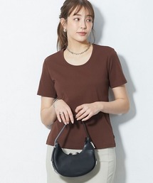 高身長【読者モデルと一緒に作りました】ベーシックコンパクトカットソーTシャツ(トールサイズ)