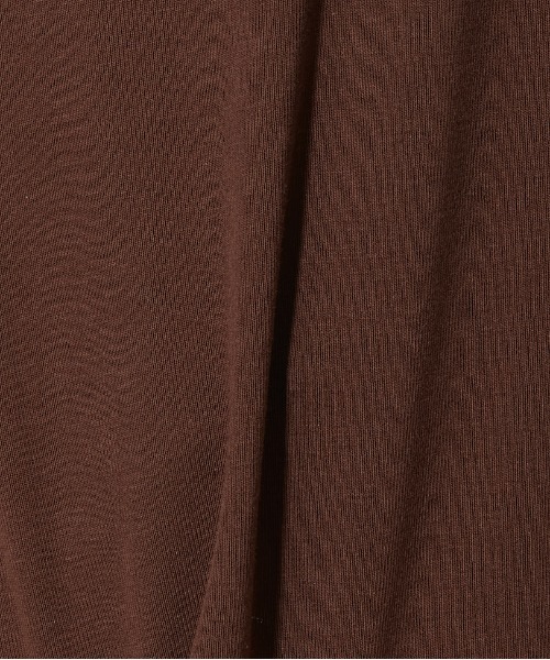 slattgir(スラットジール)の「高身長【読者モデルと一緒に作りました】ベーシックコンパクトカットソーTシャツ(トールサイズ)(Tシャツ/カットソー・レディース・ブラウン/オフホワイト/ブラック・T3L/TLL/TL/TM/T5L/T4L)」の21枚目の写真