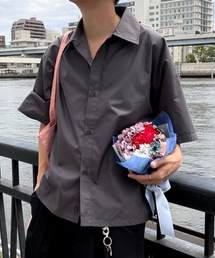 【ユニセックス】ショート丈無地&チェックベーシックシャツ