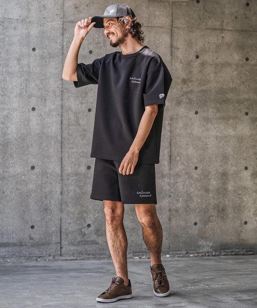 1minute 1second(ワンミニットワンセカンド)の「mt10279-cursive embroidery cardboard knit cut & sewn カットソー(1M26N230)(Tシャツ/カットソー・メンズ・ホワイト×ブルー/ブラック/ホワイト×ブラック・M/S/XL/L)」の17枚目の写真