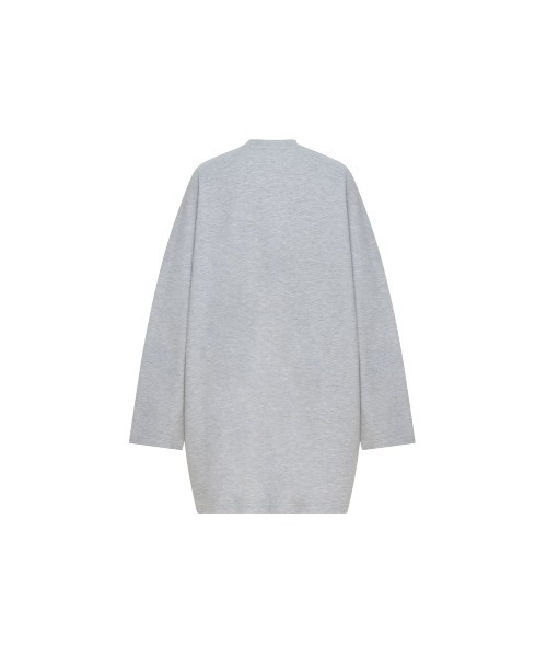 Studio Doe（スタジオドー）の「Studio Doe Oversized Sweatshirt One-piece（Tシャツ/カットソー・レディース・グレー・SMALL/MEDIUM）」の3枚目の写真
