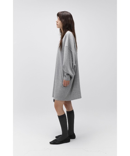 Studio Doe（スタジオドー）の「Studio Doe Oversized Sweatshirt One-piece（Tシャツ/カットソー・レディース・グレー・SMALL/MEDIUM）」の7枚目の写真