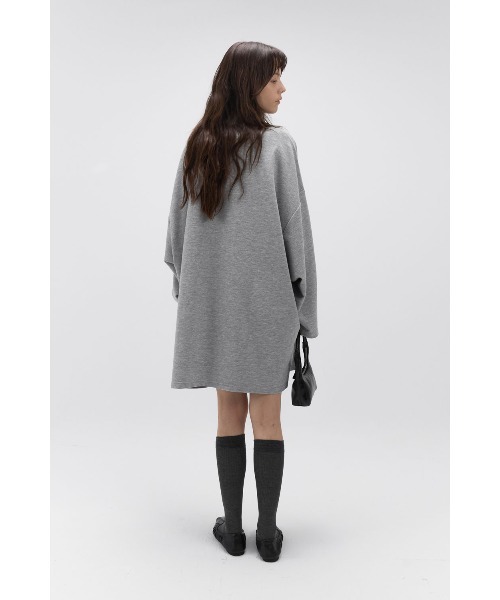 Studio Doe（スタジオドー）の「Studio Doe Oversized Sweatshirt One-piece（Tシャツ/カットソー・レディース・グレー・SMALL/MEDIUM）」の8枚目の写真