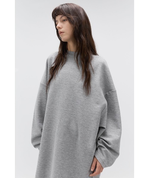 Studio Doe（スタジオドー）の「Studio Doe Oversized Sweatshirt One-piece（Tシャツ/カットソー・レディース・グレー・SMALL/MEDIUM）」の10枚目の写真