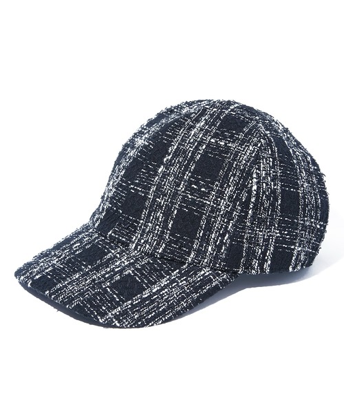 IRIS47（イリスフォーセブン）の「【IRIS 47】decadente cap/デカダンテ キャップ WT78（キャップ・レディース・ホワイト/ブラック・FREE）」の4枚目の写真