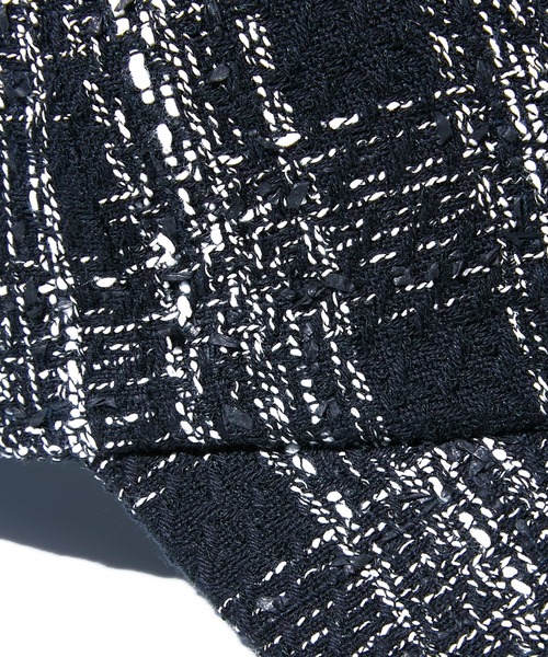 IRIS47（イリスフォーセブン）の「【IRIS 47】decadente cap/デカダンテ キャップ WT78（キャップ・レディース・ホワイト/ブラック・FREE）」の8枚目の写真