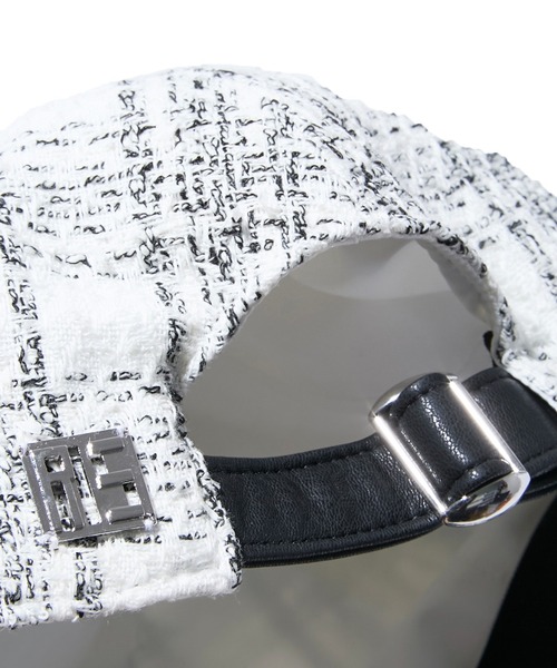 IRIS47（イリスフォーセブン）の「【IRIS 47】decadente cap/デカダンテ キャップ WT78（キャップ・レディース・ホワイト/ブラック・FREE）」の16枚目の写真