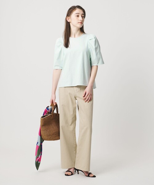 UNITED ARROWS（ユナイテッドアローズ）の「RIRANCHA ツイル ブラウス ‐ウォッシャブル‐（シャツ/ブラウス・レディース・ネイビー/ライトブルー/ライトグレー・FREE）」の10枚目の写真
