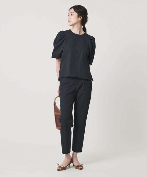 UNITED ARROWS（ユナイテッドアローズ）の「RIRANCHA ツイル ブラウス ‐ウォッシャブル‐（シャツ/ブラウス・レディース・ネイビー/ライトブルー/ライトグレー・FREE）」の13枚目の写真