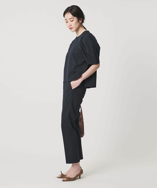 UNITED ARROWS（ユナイテッドアローズ）の「RIRANCHA ツイル ブラウス ‐ウォッシャブル‐（シャツ/ブラウス・レディース・ネイビー/ライトブルー/ライトグレー・FREE）」の14枚目の写真