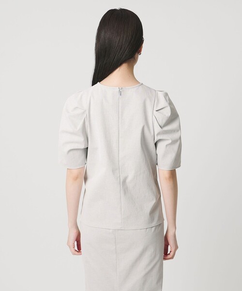 UNITED ARROWS（ユナイテッドアローズ）の「RIRANCHA ツイル ブラウス ‐ウォッシャブル‐（シャツ/ブラウス・レディース・ネイビー/ライトブルー/ライトグレー・FREE）」の19枚目の写真