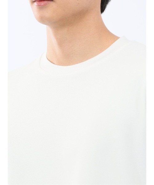 TAKA-Q(タカキュー)の「【ストレッチ ロンT インナー】タカキュー アムンゼン クルーネック 5分袖 Tシャツ(Tシャツ/カットソー・メンズ・ネイビー/ホワイト・LARGE/MEDIUM/X-LARGE)」の10枚目の写真