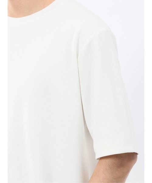 TAKA-Q(タカキュー)の「【ストレッチ ロンT インナー】タカキュー アムンゼン クルーネック 5分袖 Tシャツ(Tシャツ/カットソー・メンズ・ネイビー/ホワイト・LARGE/MEDIUM/X-LARGE)」の11枚目の写真