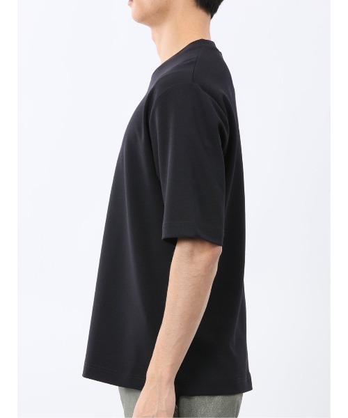 TAKA-Q(タカキュー)の「【ストレッチ ロンT インナー】タカキュー アムンゼン クルーネック 5分袖 Tシャツ(Tシャツ/カットソー・メンズ・ネイビー/ホワイト・LARGE/MEDIUM/X-LARGE)」の19枚目の写真