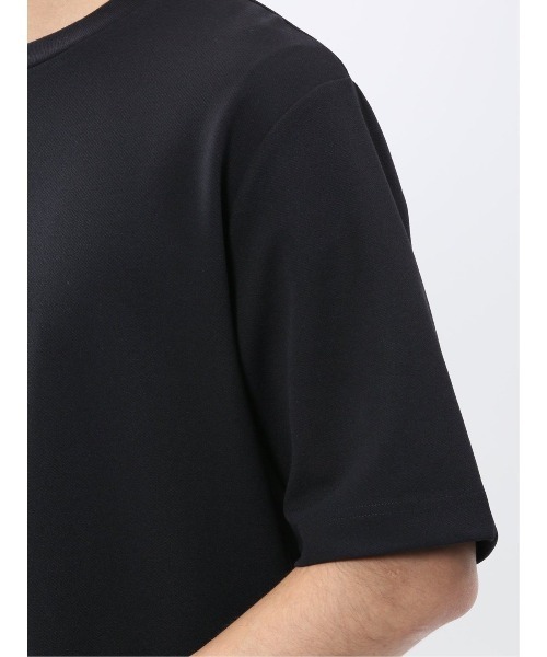 TAKA-Q(タカキュー)の「【ストレッチ ロンT インナー】タカキュー アムンゼン クルーネック 5分袖 Tシャツ(Tシャツ/カットソー・メンズ・ネイビー/ホワイト・LARGE/MEDIUM/X-LARGE)」の22枚目の写真