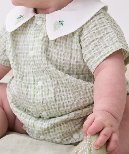 petit main(プティマイン)の「フルーツ衿ロンパース(ロンパース・キッズ・イエロー/グリーン/レッド・80cm/70cm)」の17枚目の写真