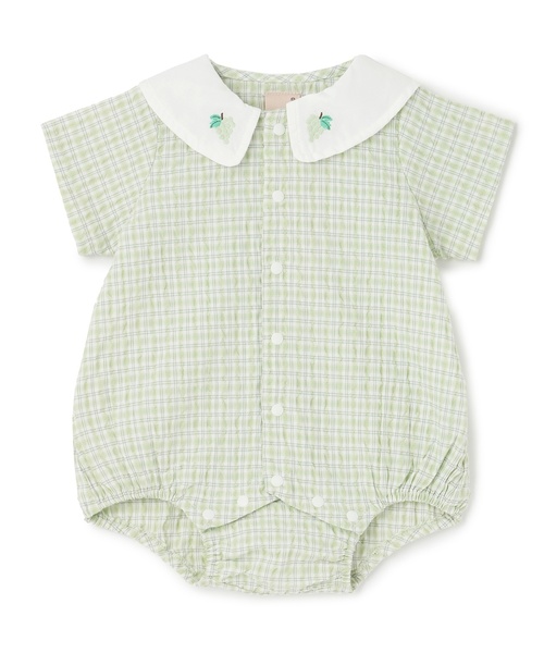 petit main(プティマイン)の「フルーツ衿ロンパース(ロンパース・キッズ・イエロー/グリーン/レッド・80cm/70cm)」の5枚目の写真