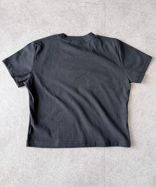 pyornim（ピョルニム）の「ドッグ イラストプリント  Tシャツ（Tシャツ/カットソー・レディース・ブラック/ホワイト・F）」の14枚目の写真