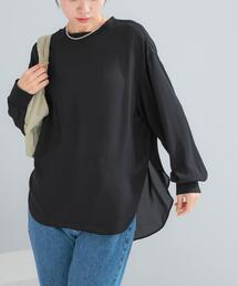 URBAN RESEARCH ROSSO WOMEN | リブドッキングセミシアープルオーバー(Tシャツ/カットソー)