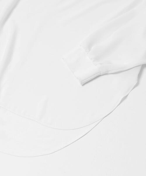 URBAN RESEARCH ROSSO WOMEN（アーバンリサーチ　ロッソ）の「リブドッキングセミシアープルオーバー（Tシャツ/カットソー・レディース・ブラック/ホワイト・FREE）」の9枚目の写真