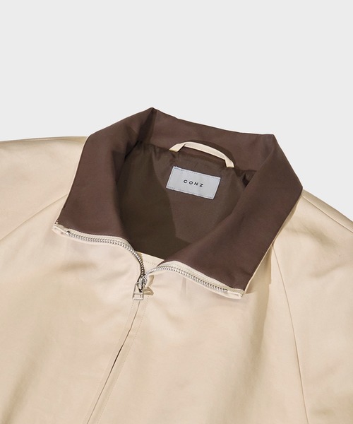 NVRFRGT(ネヴァーフォーゲット)の「new balloon form jacket/バルーンシルエット/スタンドカラー/NVRFRGT(ブルゾン・メンズ・ベージュ/アイボリー/ブラック・1/3/2)」の5枚目の写真