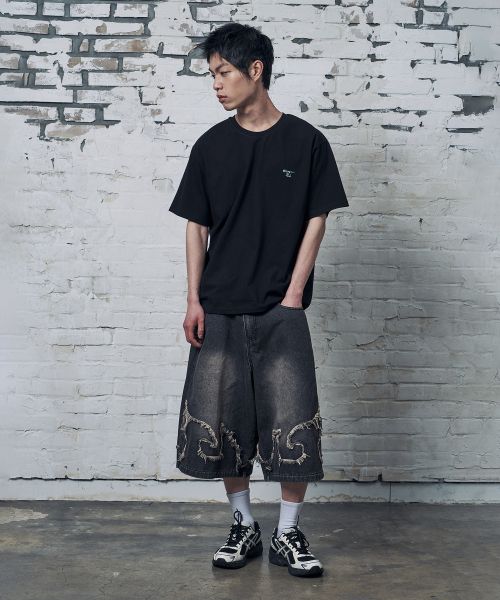 PEID(ペイド)の「PDボヤジ 半袖Tシャツ ブラック(Tシャツ/カットソー・レディース・ブラック・2/3/4/5/6/1)」の3枚目の写真