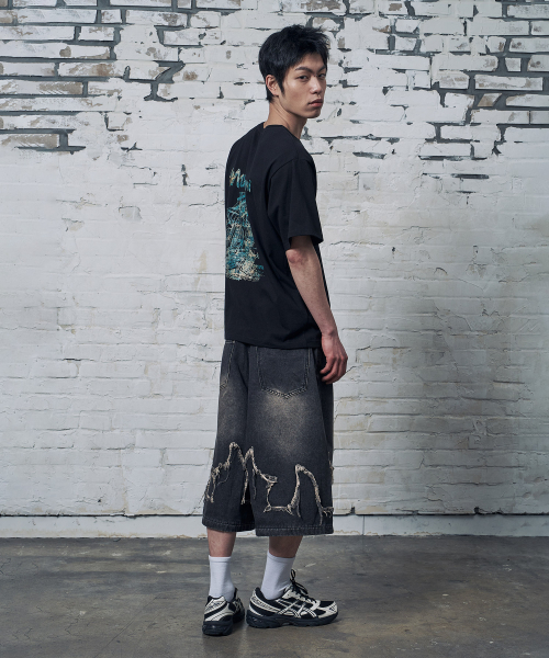 PEID(ペイド)の「PDボヤジ 半袖Tシャツ ブラック(Tシャツ/カットソー・レディース・ブラック・2/3/4/5/6/1)」の4枚目の写真