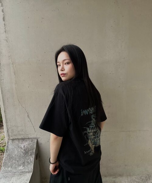 PEID(ペイド)の「PDボヤジ 半袖Tシャツ ブラック(Tシャツ/カットソー・レディース・ブラック・2/3/4/5/6/1)」の10枚目の写真