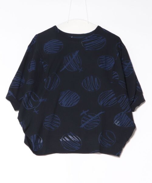 SCRIBBLE DOTS JERSEYﾄﾞﾙﾏﾝﾄｯﾌﾟ（Tシャツ/カットソー）｜Vivienne