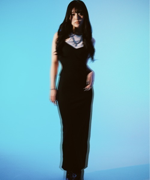 ROYAL FLASH(ロイヤルフラッシュ)の「MITSUKI/ミツキ/Docking Cutout Dress(ワンピース・レディース・ブラック/その他24・S/M)」の6枚目の写真
