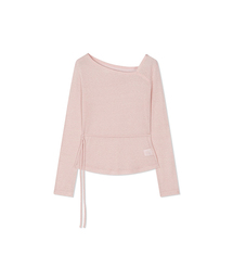 Yuje（ユジェ）の「LOE NECK TOP (Pink, 2size)（Tシャツ/カットソー）」