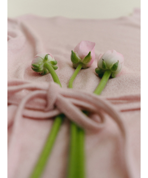 Yuje(ユジェ)の「LOE NECK TOP (Pink, 2size)(Tシャツ/カットソー・レディース・その他・SMALL/MEDIUM)」の7枚目の写真