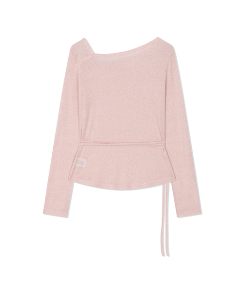 Yuje(ユジェ)の「LOE NECK TOP (Pink, 2size)(Tシャツ/カットソー・レディース・その他・SMALL/MEDIUM)」の8枚目の写真