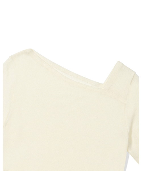 Yuje(ユジェ)の「LOE NECK TOP (Pink, 2size)(Tシャツ/カットソー・レディース・その他・SMALL/MEDIUM)」の9枚目の写真