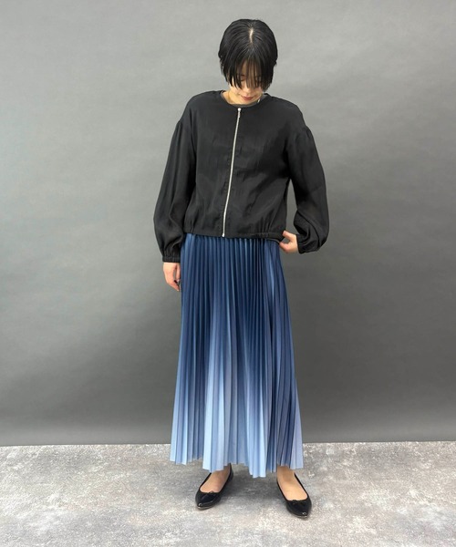 NICOLE white(ニコルホワイト)の「ふんわり柔らか シアーブルゾン(その他アウター・レディース・ブラック/チャコールグレー/ピンク/ライトグレー・FREE)」の19枚目の写真