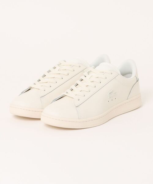 LACOSTE(ラコステ)の「LACOSTE ラコステ CARNABY SET 1261APAC SMA 51SMA0199 ABC-MART限定 18C OWHT/OWHT(スニーカー・メンズ・ホワイト・40/41/42/43/44/39/45)」の1枚目の写真