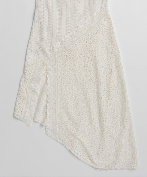 PRANK PROJECT(プランクプロジェクト)の「【2026Summer Pre-Order】レーストリミングドレス / Lace Trimming Dress(ワンピース・レディース・ホワイト/ブラック・FREE)」の10枚目の写真