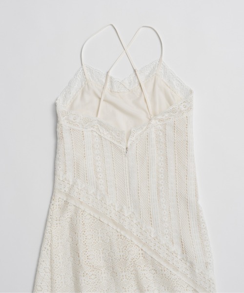 PRANK PROJECT(プランクプロジェクト)の「【2026Summer Pre-Order】レーストリミングドレス / Lace Trimming Dress(ワンピース・レディース・ホワイト/ブラック・FREE)」の12枚目の写真