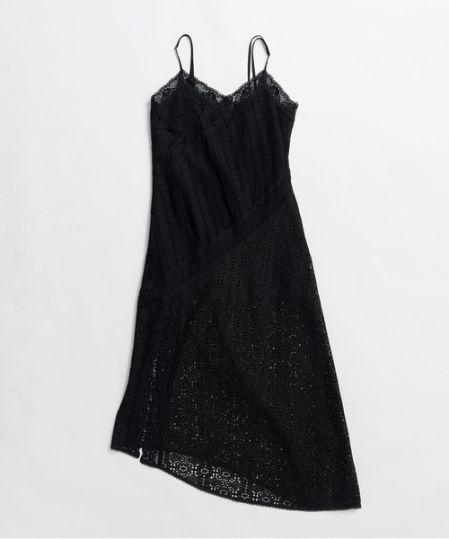 PRANK PROJECT(プランクプロジェクト)の「レーストリミングドレス / Lace Trimming Dress(ワンピース・レディース・ホワイト/ブラック・FREE)」の18枚目の写真