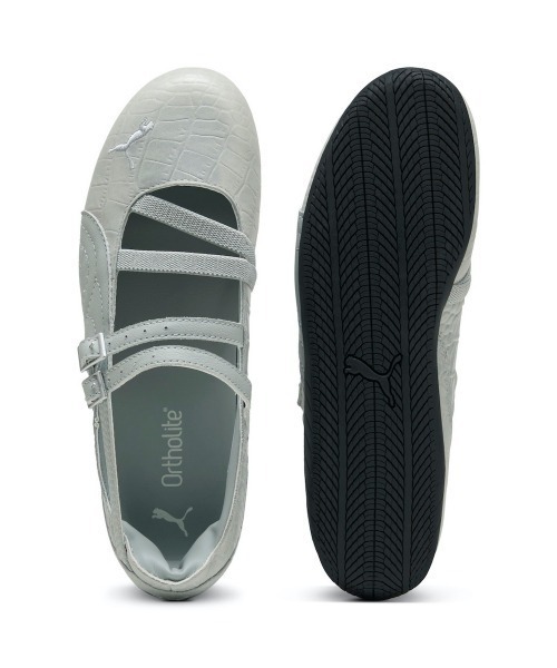 PUMA（プーマ）の「PUMA SPEEDCAT BAL CROC（プーマ スピードキャット バル クロック）（バレエシューズ・レディース・ブラック系/ホワイト系・23cm/23.5cm/24cm/24.5cm/25cm）」の9枚目の写真
